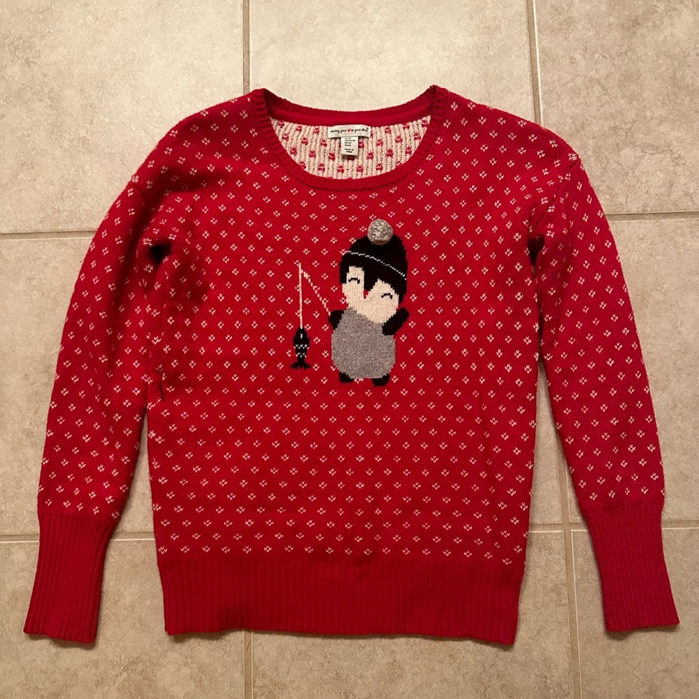 Wearing your heart on your sleeve (brand) Christmas sweater. Size XS.
